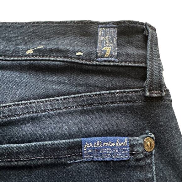 7 for All Mankind Jeans Women's Sz 28 Blue Gwenevere High Waist Ankle - Picture 14 of 14